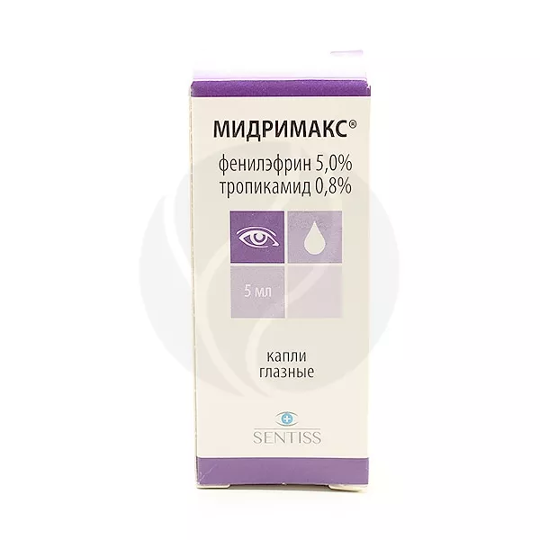Изображение товара Мидримакс капли глазные 5 мл для расширения зрачка