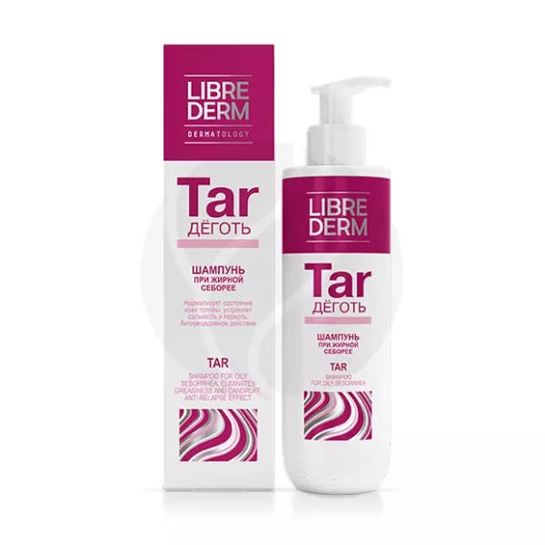 Изображение товара Librederm Hair Care шампунь Деготь, 250мл Изображение товара Librederm Hair Care шампунь Деготь, 250мл