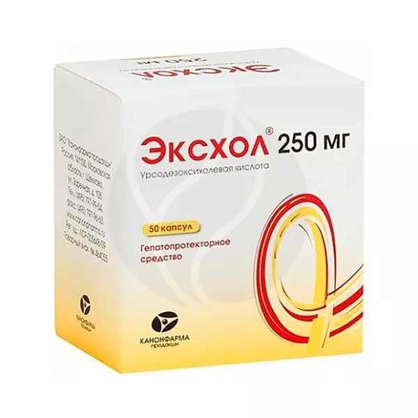Изображение товара Эксхол капсулы 250мг 50 шт для поддержки печени и желчного пузыря