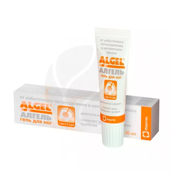 Изображение товара Гель для ног Алгель Зеленая Дубрава ALgel гель для ног (20мл) против повышенной потливости Изображение товара Гель для ног Алгель Зеленая Дубрава ALgel гель для ног (20мл) против повышенной потливости