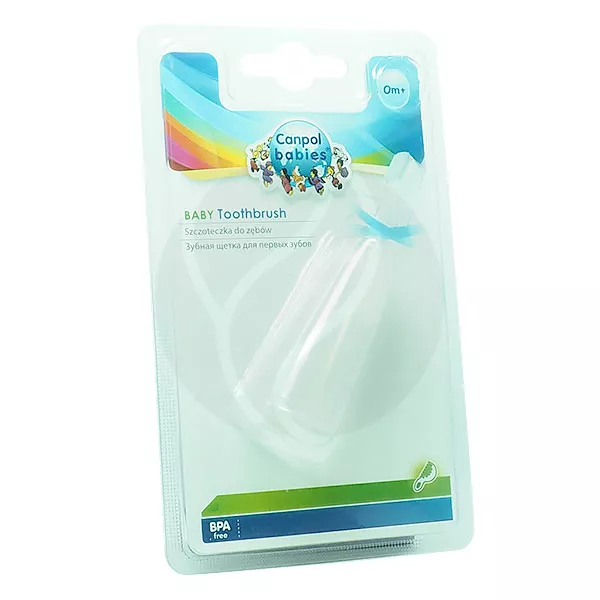 Изображение товара Canpol Babies Силиконовая зубная щетка (0+) Изображение товара Canpol Babies Силиконовая зубная щетка (0+)
