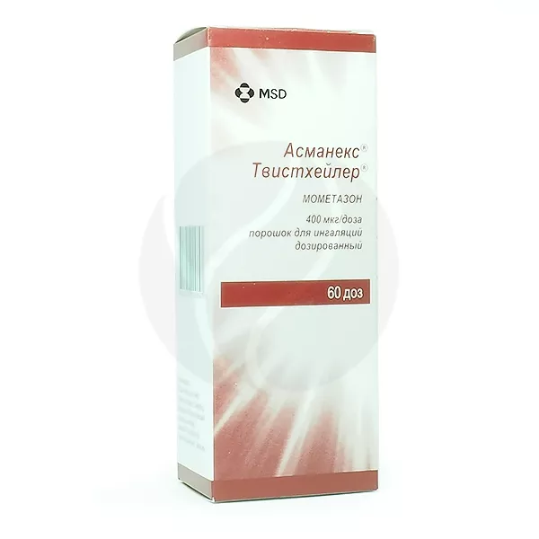 Асманекс твистхейлер 400мкг/доза, №60