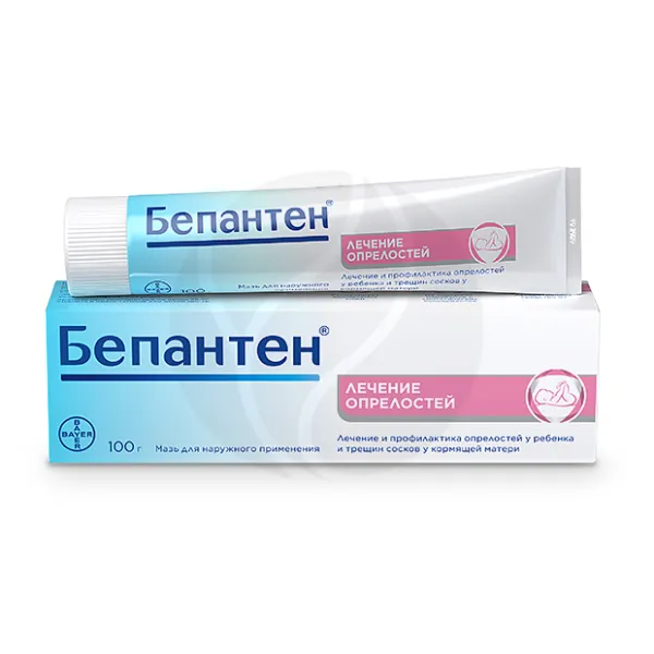 Изображение товара Мазь Бепантен 5% 100 г для заживления повреждений кожи и ухода за кожей малышей