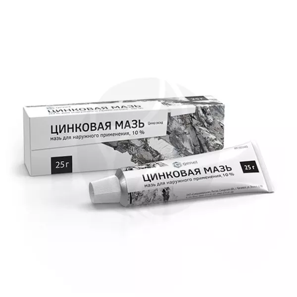 Изображение товара Цинковая мазь 10% 25г Самарамедпром наружное применение