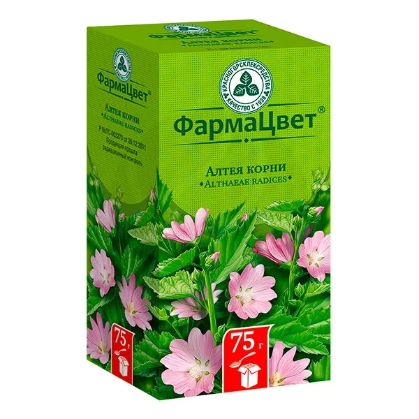Изображение товара Алтея корни 75г - натуральное средство для лечения кашля и воспалений дыхательных путей