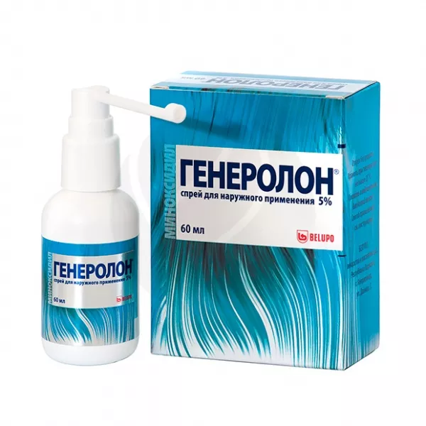 Изображение товара Генеролон спрей д/наружн. прим. 5%, 60мл