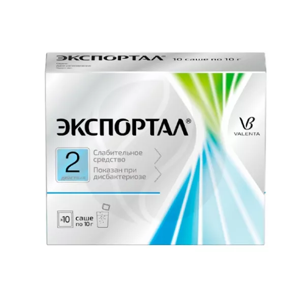 Изображение товара Экспортал порошок 10 г для приготовления раствора для приема внутрь №10