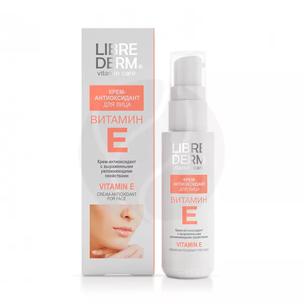 Изображение товара Librederm Vitamin E крем-антиоксидант для лица, 50мл Изображение товара Librederm Vitamin E крем-антиоксидант для лица, 50мл