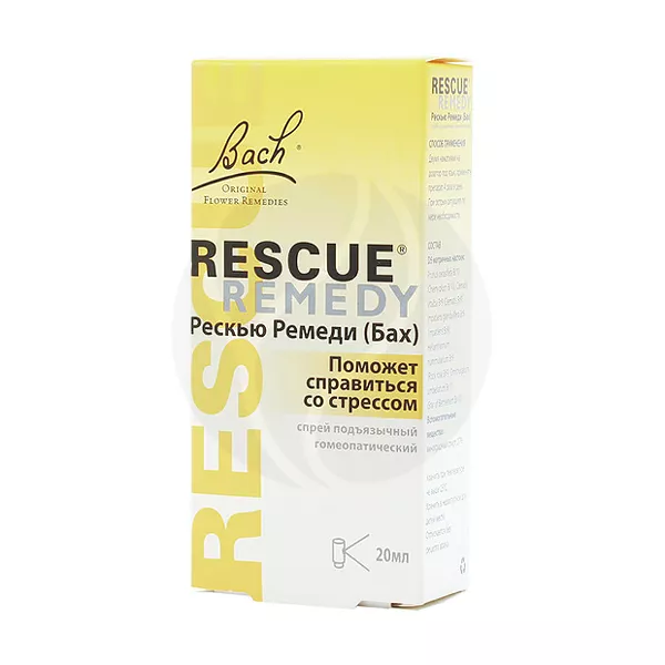 Изображение товара Рескью Ремеди БАХ спрей подъязычный гомеопатический 20мл