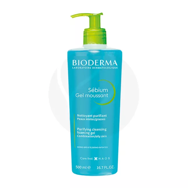 Изображение товара Bioderma Sebium Очищающий гель, 500мл Изображение товара Bioderma Sebium Очищающий гель, 500мл
