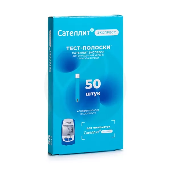 Изображение товара Сателлит Экспресс ПКГ-03 тест-полоски, №50