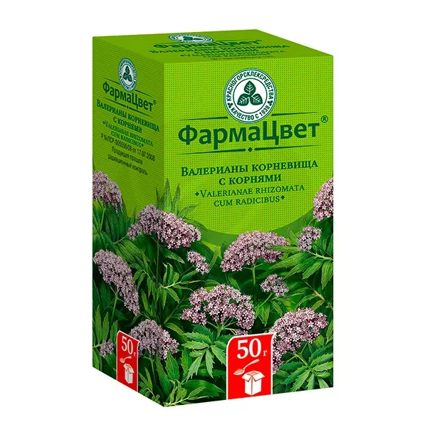 Валерианы корневища с корнями, 50г