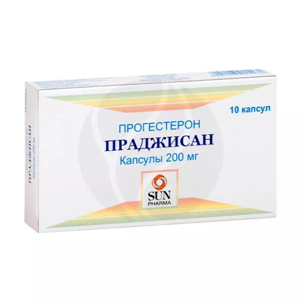 Изображение товара Праджисан капсулы 200 мг №10 - гормональный препарат для женщин