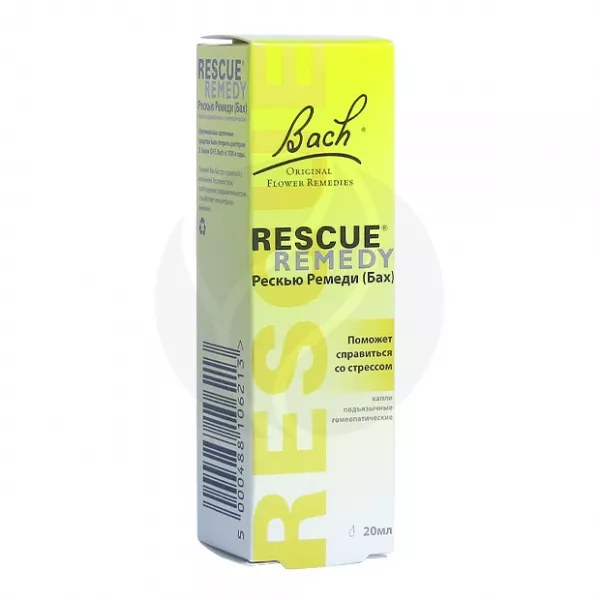 Рескью ремеди (Капли Баха) капли, 20мл