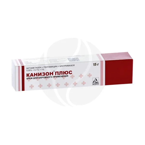 Изображение товара Канизон плюс крем для наружного применения 15г/30г с бетаметазоном гентамицином и клотримазолом