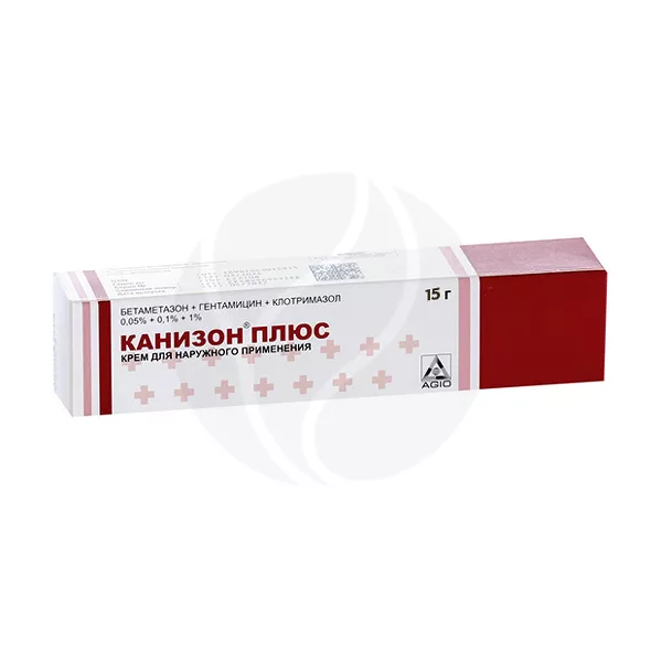 Изображение товара Канизон плюс крем д/наружн. прим., 15г Изображение товара Канизон плюс крем д/наружн. прим., 15г