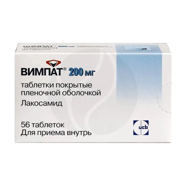 Изображение товара Вимпат таблетки п/о 200мг, №56, успешное лечение, Германия