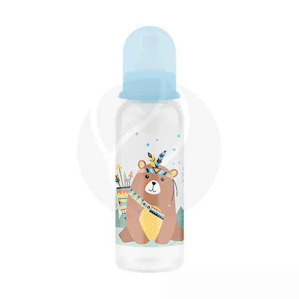 Изображение товара Lubby бутылочка для кормления с силиконовой соской (0+), 250мл Изображение товара Lubby бутылочка для кормления с силиконовой соской (0+), 250мл