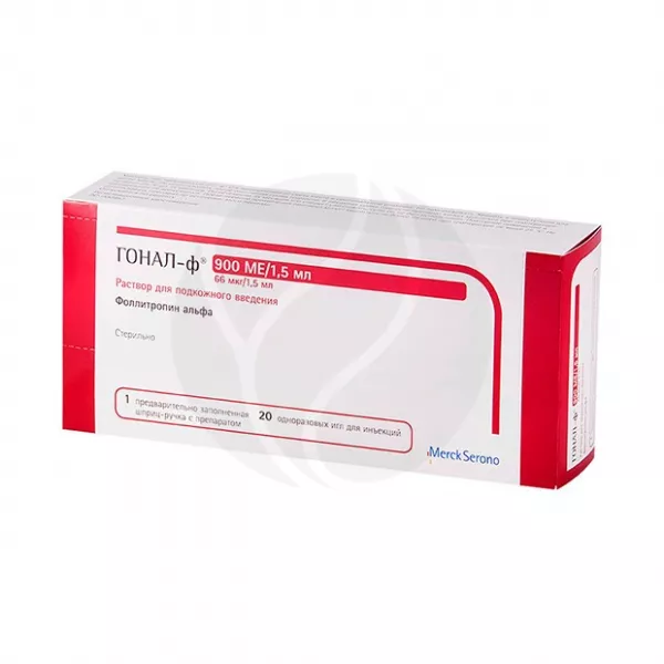 Изображение товара Гонал-Ф раствор для инъекций 66 мкг/1,5 мл шприц-ручка Италия