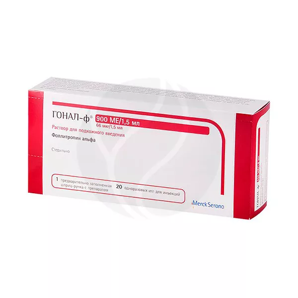Изображение товара Гонал Ф раствор д/инъекций 66мкг/1,5мл, №1 шприц-ручка Изображение товара Гонал Ф раствор д/инъекций 66мкг/1,5мл, №1 шприц-ручка