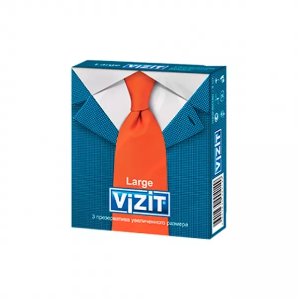 Vizit Large презервативы увеличенный размер, №3