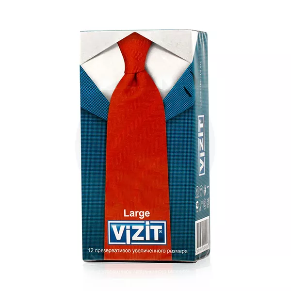 Изображение товара Презервативы Vizit Large увеличенного размера №12 Изображение товара Презервативы Vizit Large увеличенного размера №12