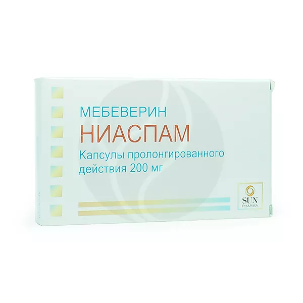 Изображение товара Ниаспам капсулы пролонг. 200мг, №30 Изображение товара Ниаспам капсулы пролонг. 200мг, №30
