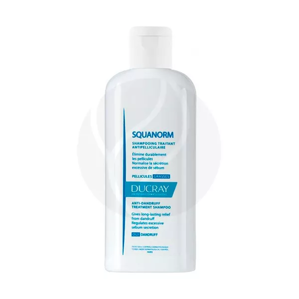 Изображение товара Ducray Squanorm шампунь против жирной перхоти, 200мл