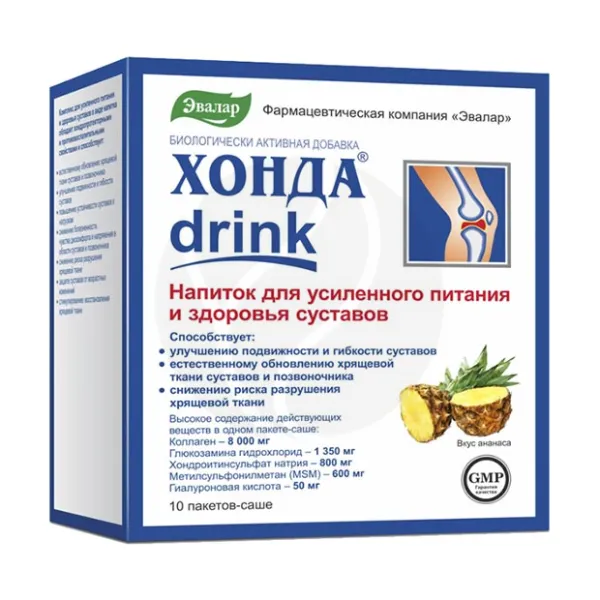 Изображение товара Эвалар Хонда Drink саше для поддержки суставов 10 пакетов