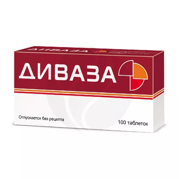 Диваза таблетки для рассасывания, №100