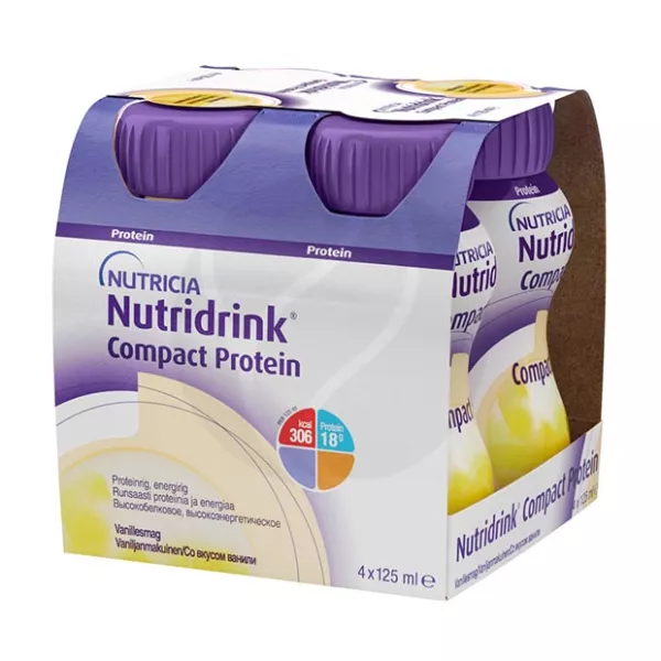 Изображение товара Nutritdrink Compact Protein смесь с ванильным вкусом 125 мл для взрослого питания