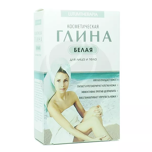 Белая глина инструкция. Lutumtherapia глина белая косметическая 100г. Мягкая белая косметическая глина. Белая глина в аптеке