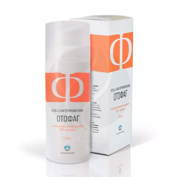 Изображение товара Отофаг гель с бактериофагами 50 мл для лечения горла