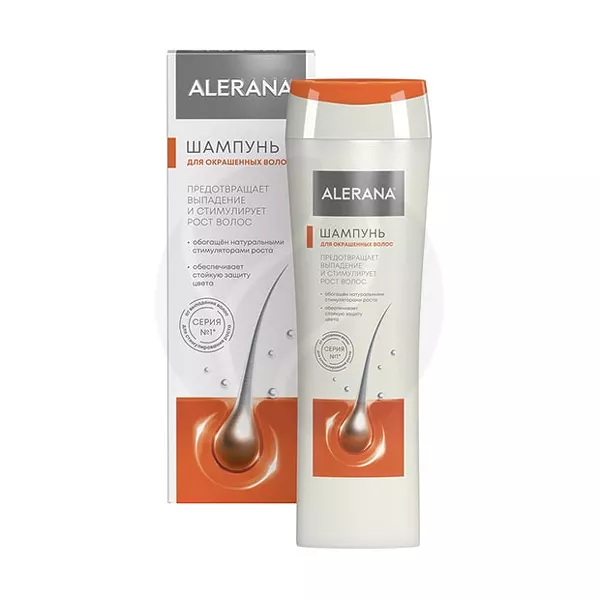 Изображение товара Alerana шампунь для окрашенных волос 250 мл с витаминами и защитой цвета