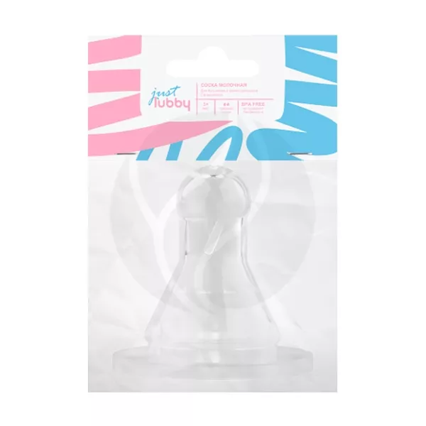 Изображение товара Силиконовая соска среднего потока для бутылочек от 3 месяцев Лабби