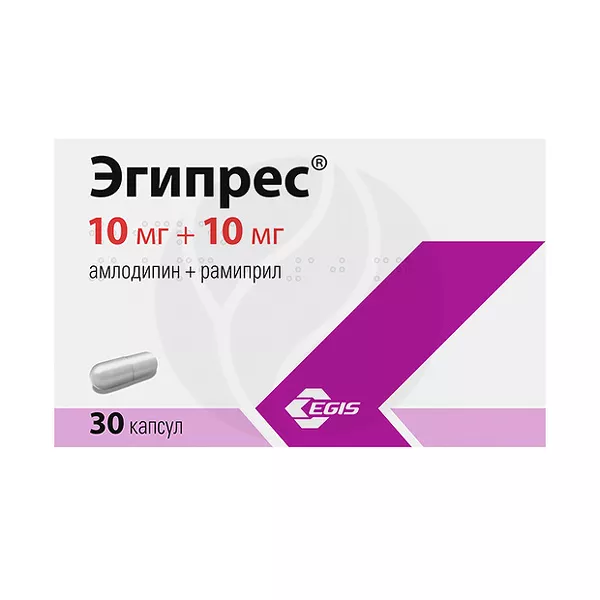 Изображение товара Эгипрес капсулы 10мг+10мг, №30 Изображение товара Эгипрес капсулы 10мг+10мг, №30