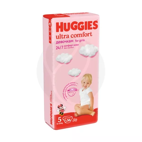 Изображение товара Huggies Ultra Comfort подгузники для девочек 5 (12-22кг), №56