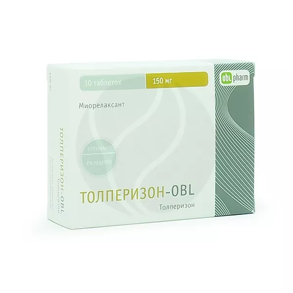 Толперизон-OBL таблетки покрыт. п/о 150мг, №30 — купить по низким ценам, инструкция по применению, аналоги, отзывы | Аптека Вита