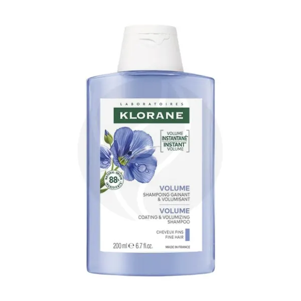 Изображение товара Шампунь Klorane с экстрактом льняного волокна 200 мл для объема тонких волос