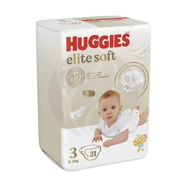 Huggies Elite Soft 3 подгузники (5-9кг), №21