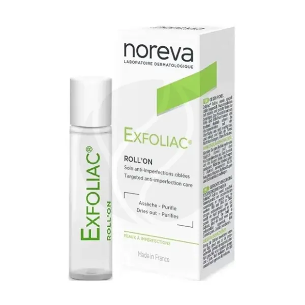 Noreva Exfoliac карандаш роликовый локальный уход, 5мл