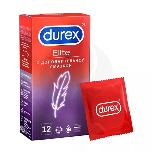Изображение товара Durex Elite сверхтонкие презервативы №12 с анатомической формой Easy On