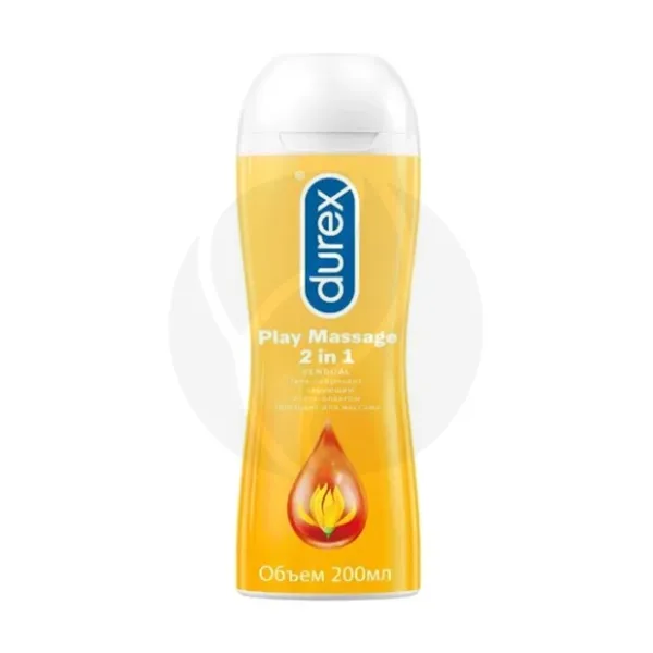 Изображение товара Гель-лубрикант Durex Play Massage 2 в 1 с иланг-илангом, 200мл - для увлажнения и массажа Изображение товара Гель-лубрикант Durex Play Massage 2 в 1 с иланг-илангом, 200мл - для увлажнения и массажа