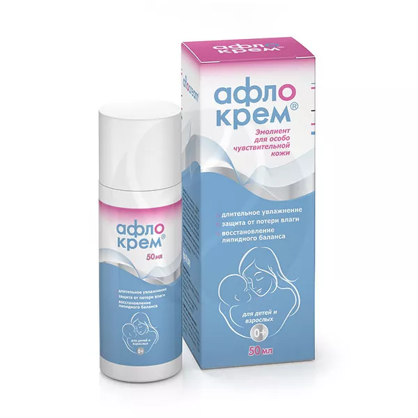 Изображение товара Афлокрем эмолиент крем для особо чувствительной кожи, 50г Изображение товара Афлокрем эмолиент крем для особо чувствительной кожи, 50г