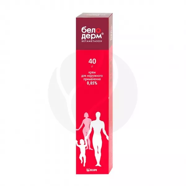 Изображение товара Белодерм крем 0,05% 40г для наружного применения против воспалений зудов