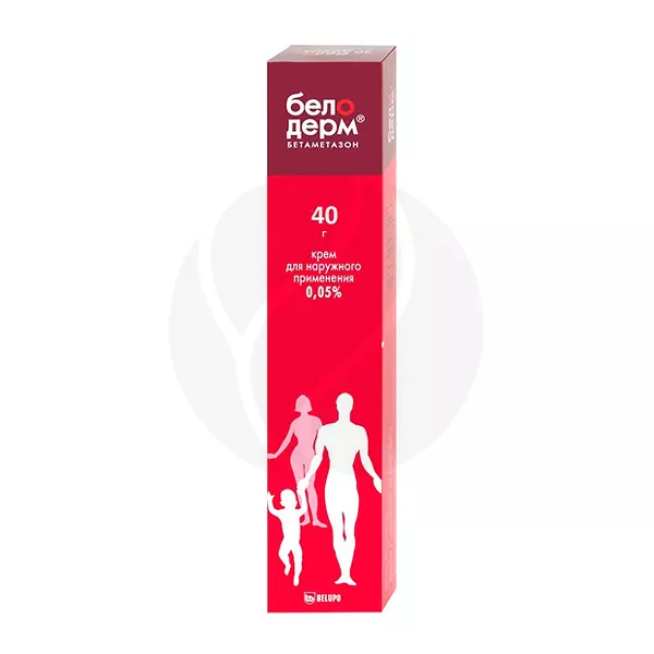 Изображение товара Белодерм крем 0,05% 40г для наружного применения против воспалений зудов