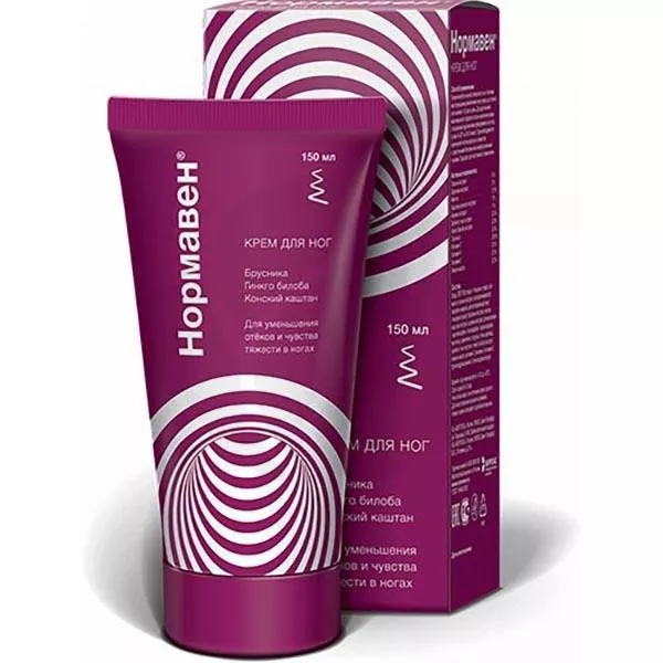 Изображение товара Нормавен крем для ног, 150мл Изображение товара Нормавен крем для ног, 150мл