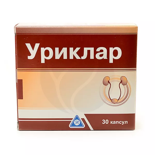 Изображение товара Капсулы Уриклар Adipharm Растительный комплекс 30 шт Изображение товара Капсулы Уриклар Adipharm Растительный комплекс 30 шт