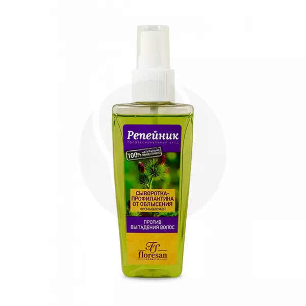 Изображение товара Репейник сыворотка против выпадения волос 100мл Флоресан Изображение товара Репейник сыворотка против выпадения волос 100мл Флоресан