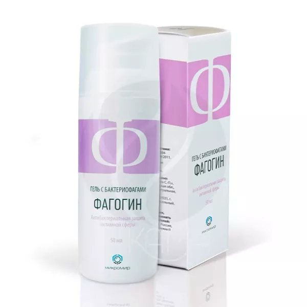 Изображение товара Фагогин гель с бактериофагами для интимной гигиены 50 мл